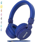 ONTA Auriculares para Niños y Niñas - Auriculares con Cable para Estudiantes Niños Auriculares para Niños Pequeños Escolares Adolescentes sobre la Oreja para iPad | Computadora | Teléfono Inteligente