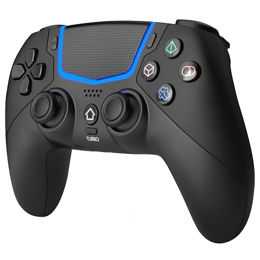 Control Inalámbrico BETMI para PS5 y PC — Bluetooth con Hall Joysticks, Giroscopio 6 Ejes, Vibración Dual y Audio 3.5mm, Negro