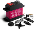 ZOSKAY Servo RC de 40 kg, alto torque, engranajes metálicos, servo digital estándar de 6,8 V para coches RC 1/8 y 1/10 (40 kg, 180 grados)