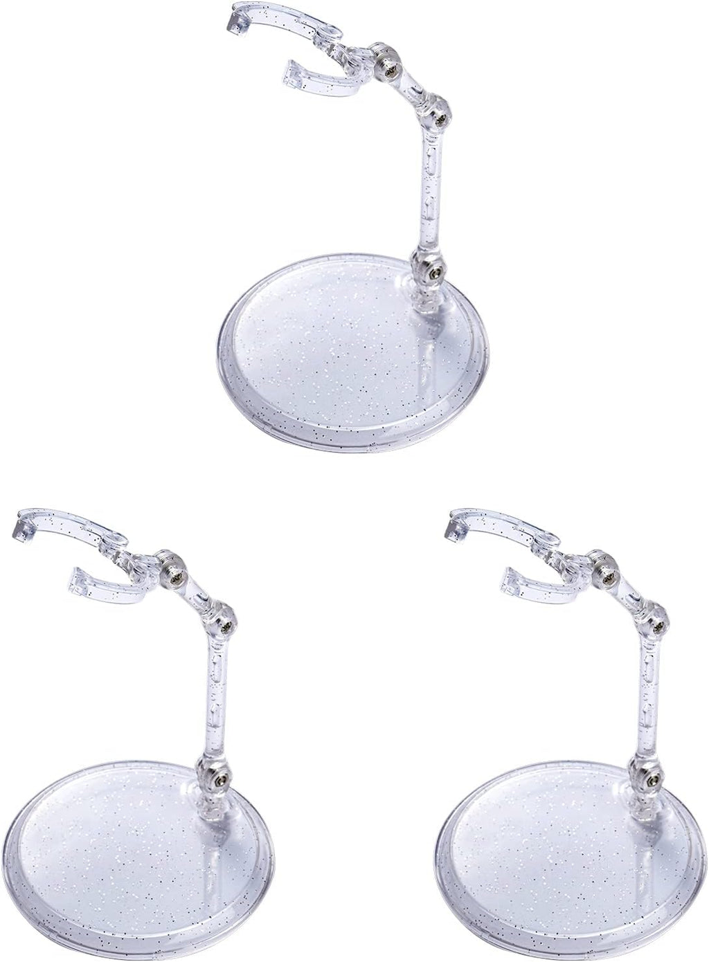 Soporte Transparente para Muñecas y Figuras de Acción Ddung – Para Muñecas de 0.5" a 10", Pack de 3 Unidades