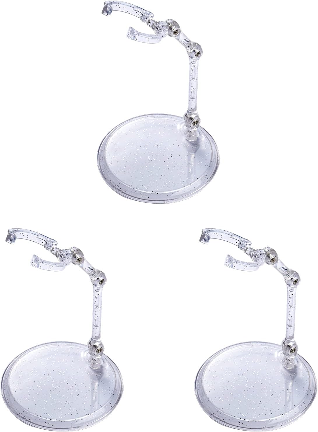Soporte Transparente para Muñecas y Figuras de Acción Ddung – Para Muñecas de 0.5" a 10", Pack de 3 Unidades