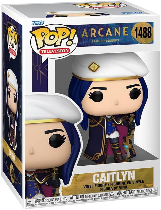 Funko Pop Animation: Arcane League of Legends - Caitlyn - Figura de vinilo coleccionable - Idea de regalo - Mercancía oficial - Juguetes para niños y adultos - Fans de dibujos animados/animación