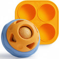 Set Juguete Lamer para Perro Nocciola | Moldes Congelables, Tazón Interactivo de Goma, Alivio de Ansiedad y Entretenimiento