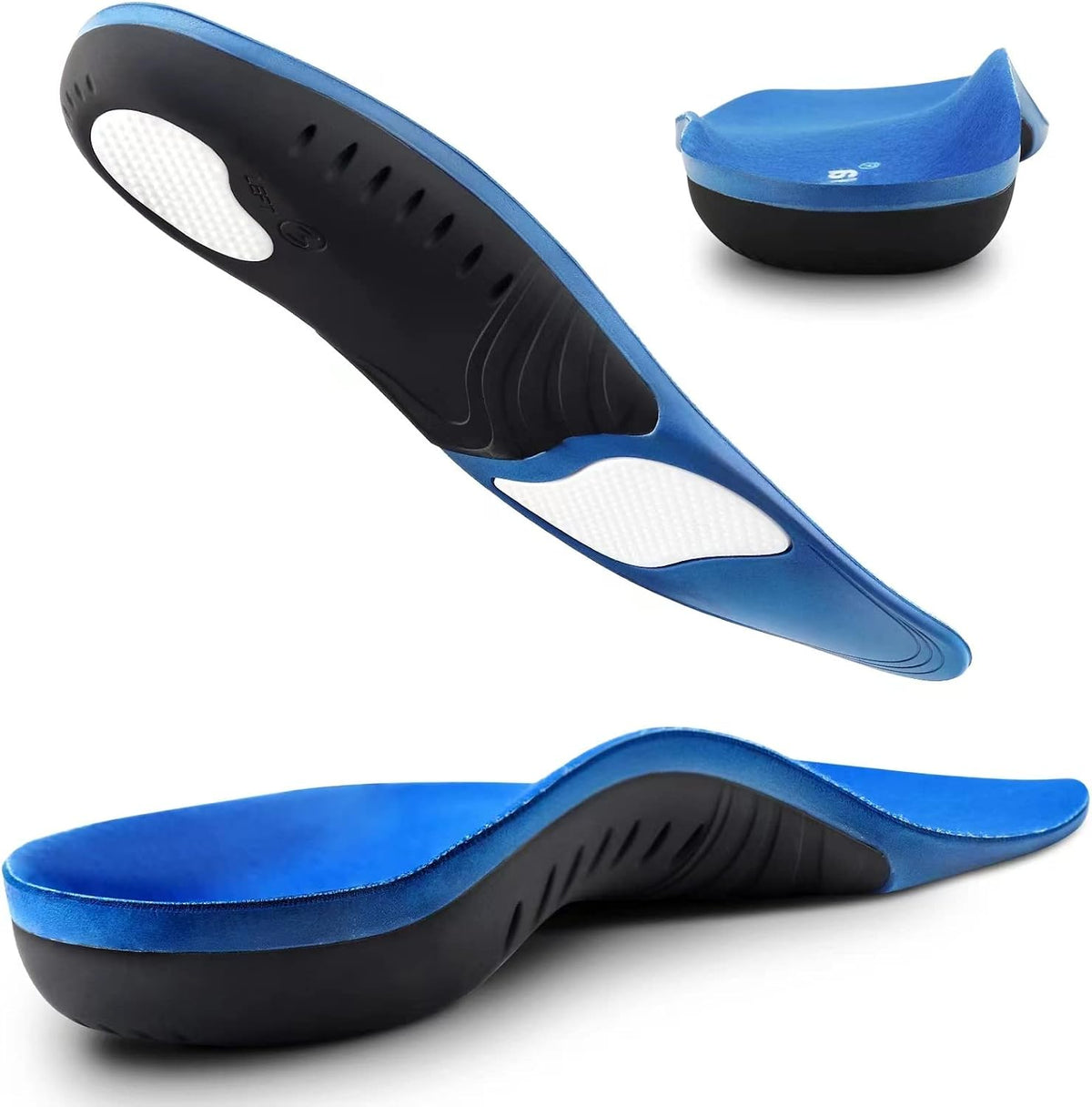 TALLA M-Plantillas Crinova para mujer, plantillas de apoyo de arco para fascitis plantar, plantillas atléticas ortopédicas para correr, botas de trabajo, plantillas de arco alto para pies planos, dolor de arco, espolones de talón, sobrepronación