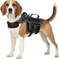 Arnés Táctico para Perros Talla Mediana – Sin Tirón, Sistema Molle, Reflectante y con Asa para Senderismo y Entrenamiento