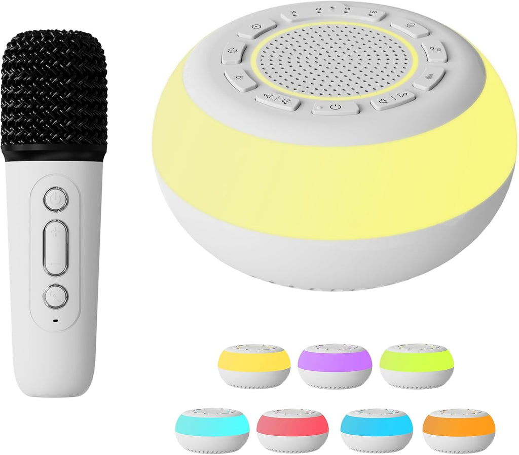 Maquina de Ruido Blanco TAMOP Portatil | Sonidos Relajantes para Dormir Bebes y Adultos