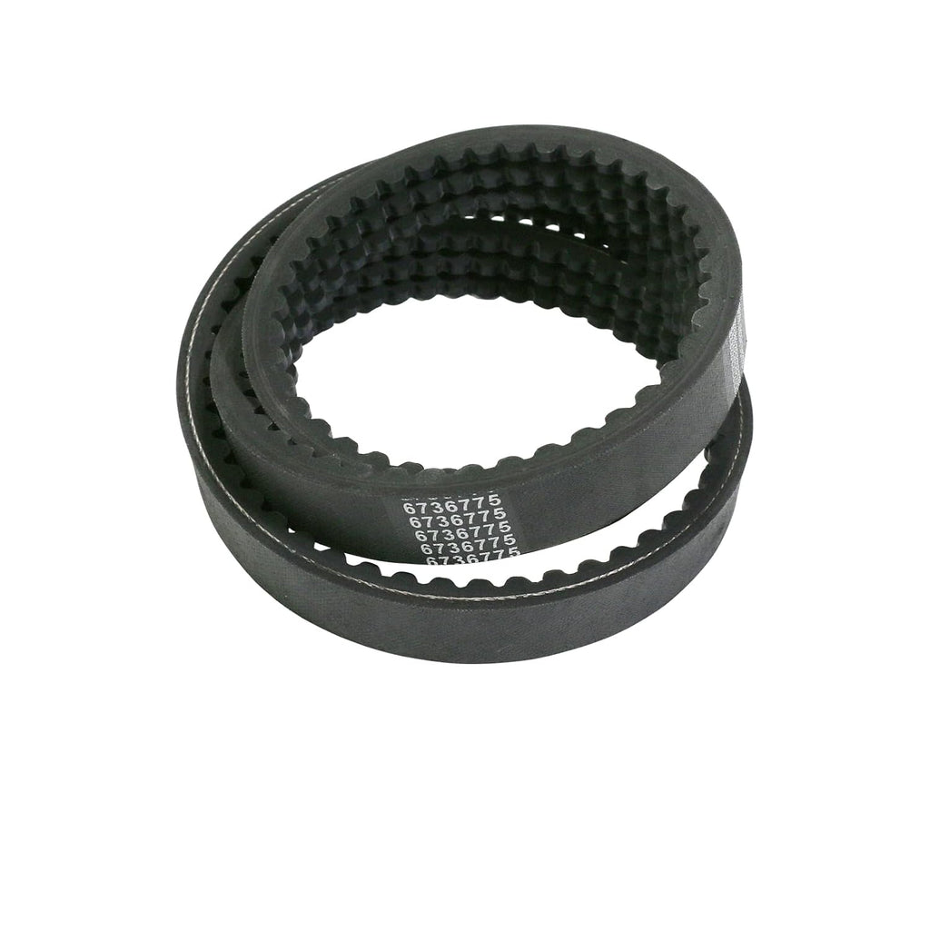 Correa de bomba de transmisión Recmod 6736775 para cargadora compacta Bobcat Toolcat, compatible con los modelos 753, S130, S150, S160, S175, S185, S205, T180, T190 y 5600. Medidas: 58,15 pulgadas de largo y 1,19 pulgadas de ancho.