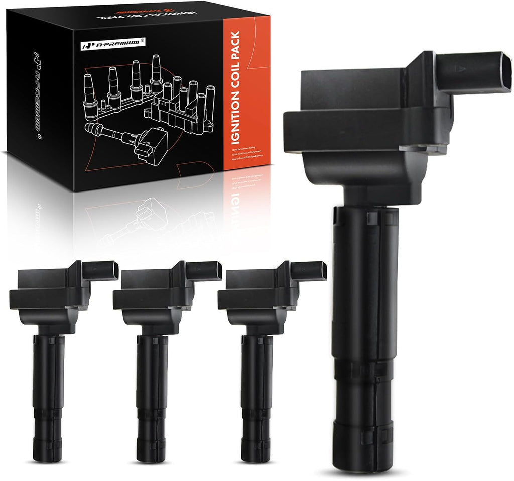 USADO-Set de 4 Bobinas de Encendido A-Premium | Compatible con Mercedes-Benz C230 Kompressor CL203/W203 2003-2005 | Motor L4 1.8L