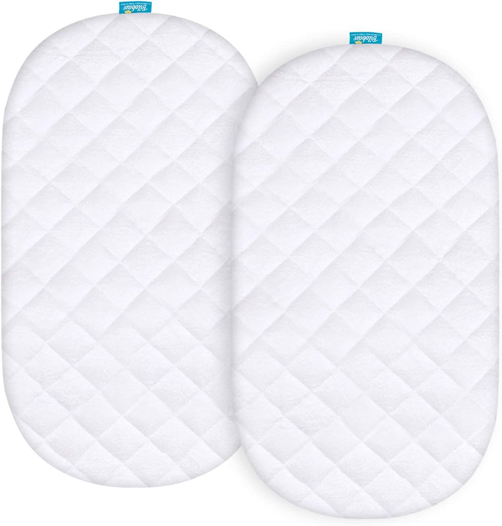 Funda impermeable para colchón de moisés UPPAbaby, paquete de 2, superficie ultrasuave, transpirable y de fácil cuidado.