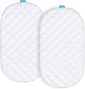 Funda impermeable para colchón de moisés UPPAbaby, paquete de 2, superficie ultrasuave, transpirable y de fácil cuidado.
