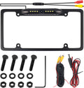 Cámara de Reversa 2026 para Placa con 8 Luces LED | Impermeable | Ángulo Amplio 170 Grados y Visión Nocturna | Montaje Universal en Placa