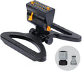 Aspersor oscilante turbo Melnor 65131AMZ MiniMax, 4000 pies cuadrados, ajustable en 4 direcciones, paquete de conexión rápida, negro, amarillo