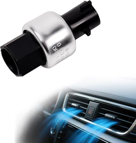 Nueva actualización 152962 A/C interruptor de ciclo de embrague, compatible con Chevy Silverado Tahoe Blazer Express, GMC Jimmy Savana Sonoma Yukon, interruptor de sensor de presión de aire acondicionado de repuesto # 52466358, 52468323
