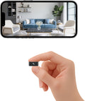 Mini cámara de seguridad inalámbrica para interiores, modelo 2026, mejorada, para exteriores, con pantalla 1080P, detección de movimiento, gran angular, almacenamiento en la nube y tarjeta SD, visión nocturna. No necesita WiFi. Cámaras para la seguridad