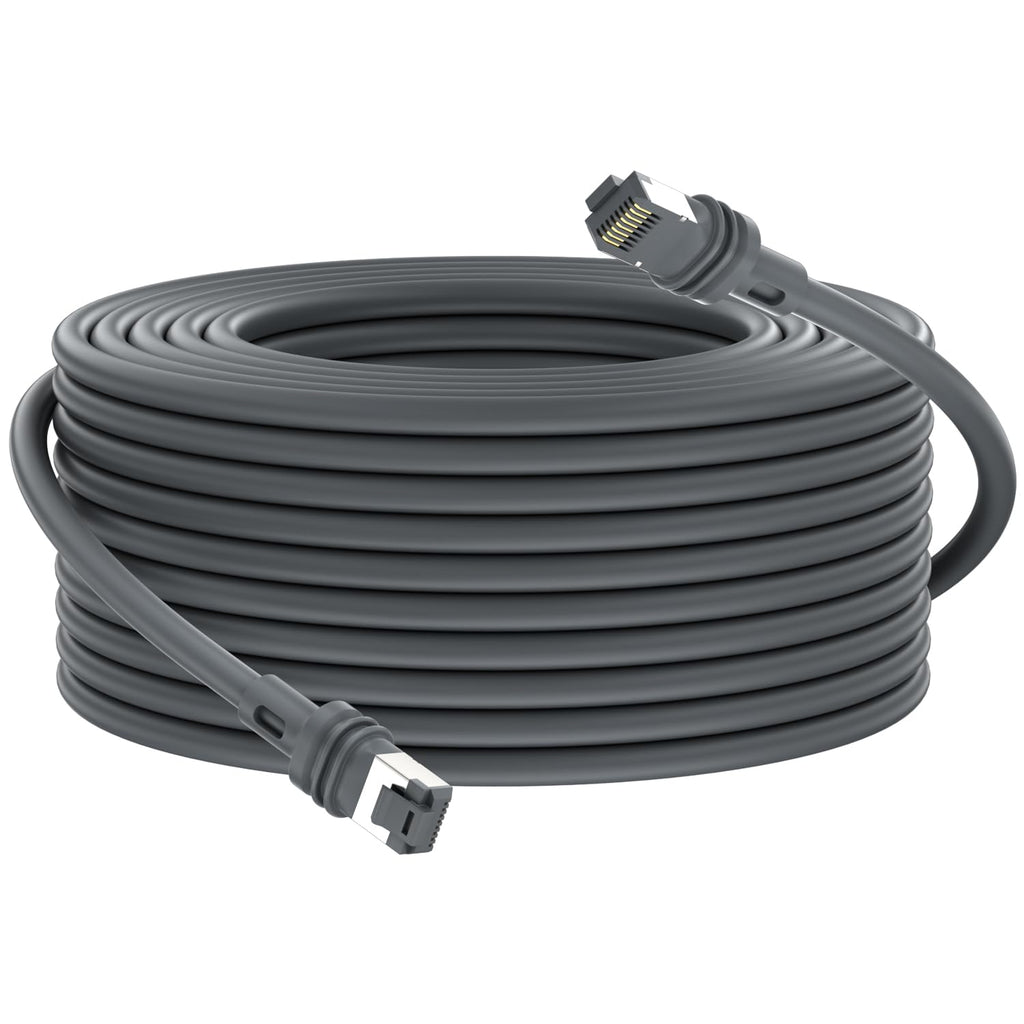 looyotul Cable Starlink Gen 3 de 15.2 m, Cable de Extensión de Reemplazo de Satélite Rectangular V3 de Alta Velocidad, Cordón Ethernet Duradero, Resistente a la Intemperie, Resistencia a Altas Temperaturas, Uso Interior/Exterior