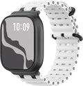 Correa Ocean compatible con Apple Watch Ultra 3/2/1 de 49 mm, S11/S10 de 46 mm, 9/8/7 de 45 mm, SE3/SE2/SE/6/5/4 de 44 mm, 3/2/1 de 42 mm, correa deportiva con conector metálico para hombre y mujer.