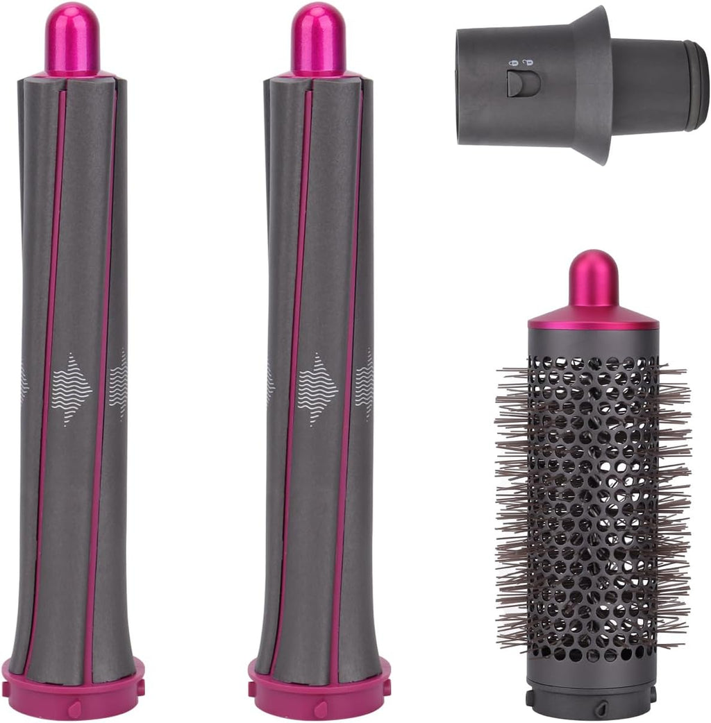 Accesorios para rizadores de pelo: Rizadores de pelo largos con adaptador para secador de pelo Dyson Airwrap, accesorios para rizadores y herramientas de peinado.