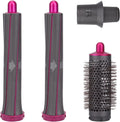 Accesorios para rizadores de pelo: Rizadores de pelo largos con adaptador para secador de pelo Dyson Airwrap, accesorios para rizadores y herramientas de peinado.