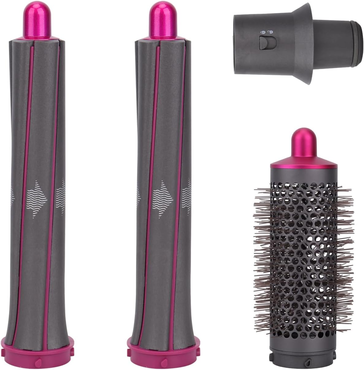 Accesorios para rizadores de pelo: Rizadores de pelo largos con adaptador para secador de pelo Dyson Airwrap, accesorios para rizadores y herramientas de peinado.