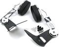 ARTICULO VIENE COMO SE MUESTRA EN LA SEGUNDA IMAGEN ) Descansabrazos Trasero para Motocicleta GTYKMY | Almohadillas Ajustables para Pasajero | Compatible con Honda Goldwing GL1800 2001-2017