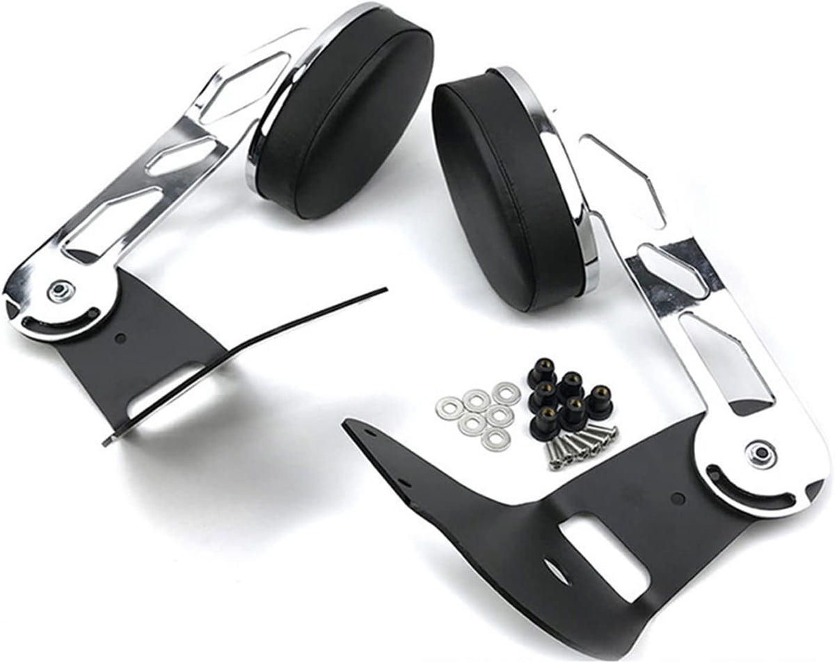 ARTICULO VIENE COMO SE MUESTRA EN LA SEGUNDA IMAGEN ) Descansabrazos Trasero para Motocicleta GTYKMY | Almohadillas Ajustables para Pasajero | Compatible con Honda Goldwing GL1800 2001-2017