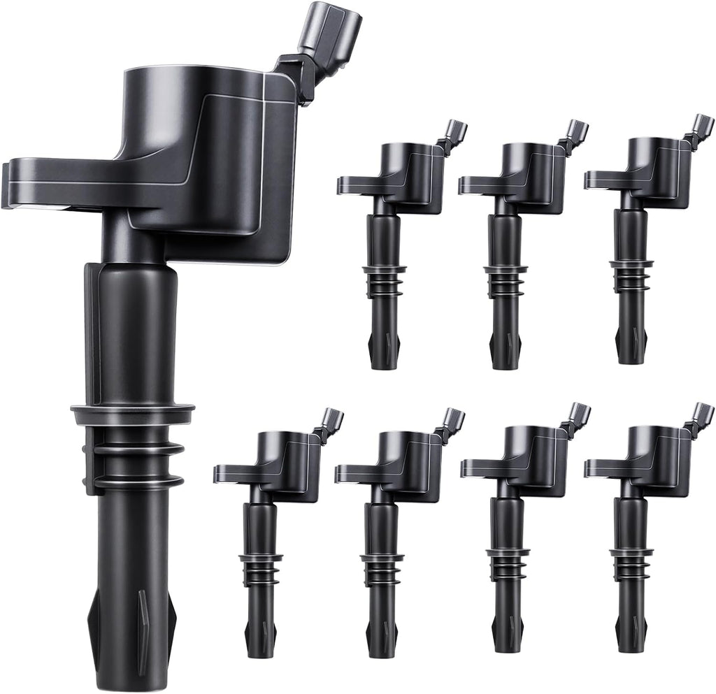Paquete de 8 bobinas de encendido compatibles con Ford Lincoln 4.6L 5.4L 5.8L 6.8L Expedition Explorer F-150 F-250 F-350 Super Duty Mustang Explorer Navigator 2004 2005 2006 2007 2008 2009, DG511 C1541 FD508