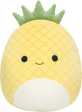 Squishmallows Piña amarilla Maui original de 20 pulgadas con parte superior verde, peluche oficial de Jazwares Jumbo Ultrasoft