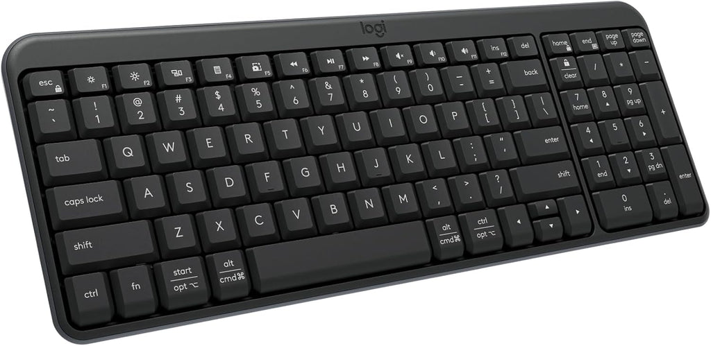 Logitech Teclado Bluetooth inalámbrico compacto K250 con teclado numérico