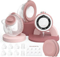 Extractor de leche portátil Momcozy V1 Pro, extractor primario de bolsillo de grado hospitalario, extractor portátil manos libres con copas visibles y ligeras para una extracción de leche real.