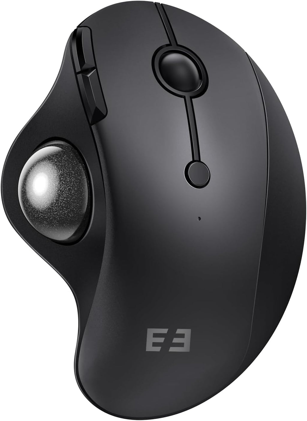 seenda Wireless Trackball Mouse Ergonomic - Bluetooth Rollerball Mouse Rechargeable, 3 Device Connection (Bluetooth/USB) Thumb Control Mice Compatible for Mac/Android/Windows Computers - Black