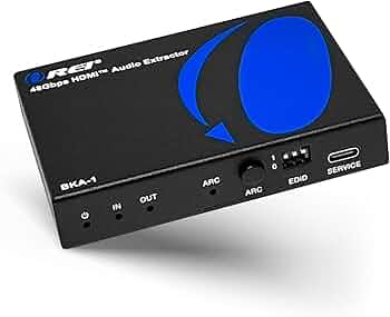 OREI BK-931 — Extractor de Audio eARC 4K 120Hz con Soporte ARC, Dolby Atmos y HDCP 2.3