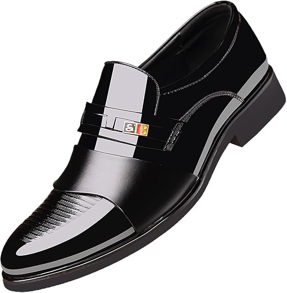 Zapatos de Cuero Casuales de Negocios para Hombre | Moda Formal y Casual | Talla EUR 45