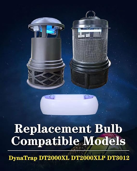 Celiwace Paquete de 6 bombillas de repuesto UVA-BL T5 6W 32050 F6T5/BL Tubo de luz fluorescente de 6 vatios para DynaTrap DT2000XL, DT2000XLP y DT3012,