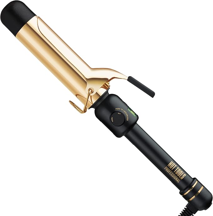 HOT TOOLS Rizador digital profesional de oro de 24 quilates