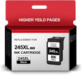 Cartucho de tinta negra PG-245XL de repuesto para Canon 245 245XL pg245 pg-245 para impresoras PIXMA MG2420 MG2522 MG2525 MG2920 MG2922 MG2924 MG3020 MG3022 MG3029 TS202 TS302 TS3120 TS3320 TR4520 (1 negro)
