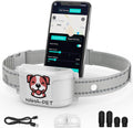 Collar eléctrico GPS para perros con aplicación gratuita, sistema de valla inalámbrica con collar de entrenamiento, valla portátil para uso en exteriores, collar recargable e impermeable, ajustable para perros.
