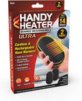 Handy Heater Hand Warmers Ultra - Rechargeable, 3 Heat Settings, Up to 131°F, 7-Hour Runtime, 3000mAh, Magnetic Pairing - For Camping, Hiking, Winter Sports, Commuting