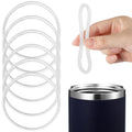 Sellos de Repuesto Patelai para Tumblers — 6 Piezas Goma en O, Blanco, Para Vasos 10-20 oz Acero Inoxidable