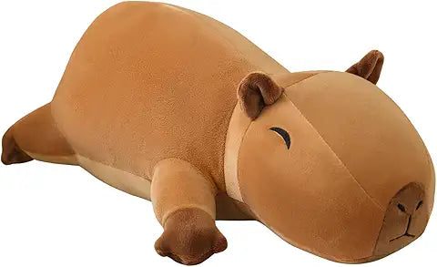 Peluche de Capibara con Peso SQEQE 35cm Almohada Suave para Niños y Adultos | Lulada