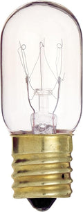 Satco S3911 Bombilla T7 Base Intermedia 130V 15W Transparente – Paquete de 10 Bombillos