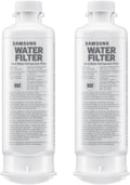 Filtro de Agua Genuine para Refrigerador Samsung HAF-QIN-2P/EXP, Reduce el 99% de Contaminantes Dañinos para Agua Potable Limpia y Clara, Vida de 6 Meses, Instalación Fácil, Paquete de 2