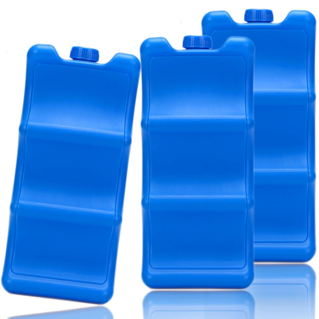 Paquete de 3 bolsas de hielo para leche materna, bolsas de hielo reutilizables para almacenar leche materna, bolsas de hielo para biberones, biberones, comidas, mantiene la leche materna fresca.