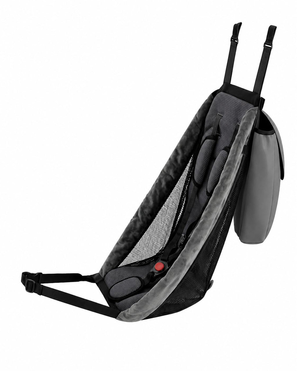 Accesorio Correa Asiento Desmontable para Cochecitos Book-Fold Compatibles, Agregación Desmontable Malla Plegable con Correas Ajustables, Sin Instalación de Herramientas, Solo Accesorio
