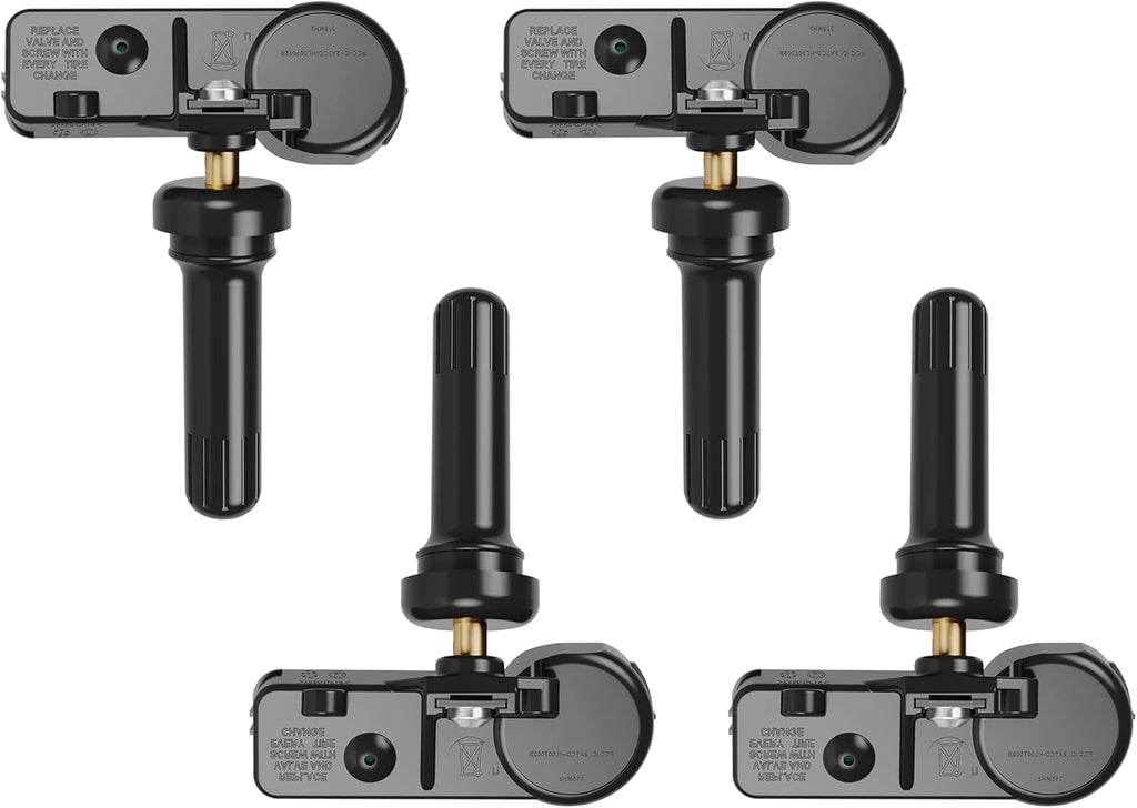 CONTIENE 4 PAQUETES SELLADOS  Sensor TPMS de Presion de Llantas GM 315Mhz | Compatible con Chevy Silverado, GMC, Cadillac, Buick, Pontiac, Saturn, Hummer, Saab | Reemplaza 13598771 y Otros, 4 Pack