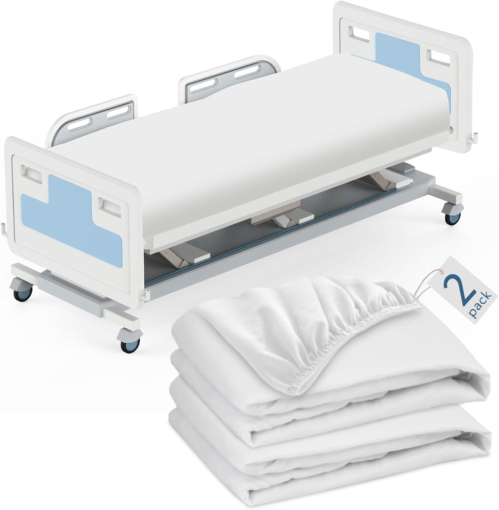 Sábanas de hospital de 36 x 80 x 9 pulgadas, sábanas bajeras para cama