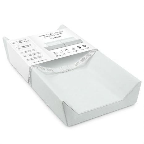 Beautyrest - Cambiador de espuma contorneado con funda impermeable