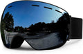 Goggles de Esquí SPOSUNE para Usar sobre Lentes | Para Nieve | Hombre, Mujer y Jóvenes | Para Snowboard y Esquí | UV400 Antiempañante | Goggles para Motonieve
