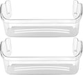 Upgraded 242126602 Refrigerator Door Bin Shelf Replacement Part | Compatible with Frigi.daire Refrigerator Door Shelf FFSS2625TS0 LFSS2612TF0 Door Shelf Shelves by AMI PARTS (2 Pack)