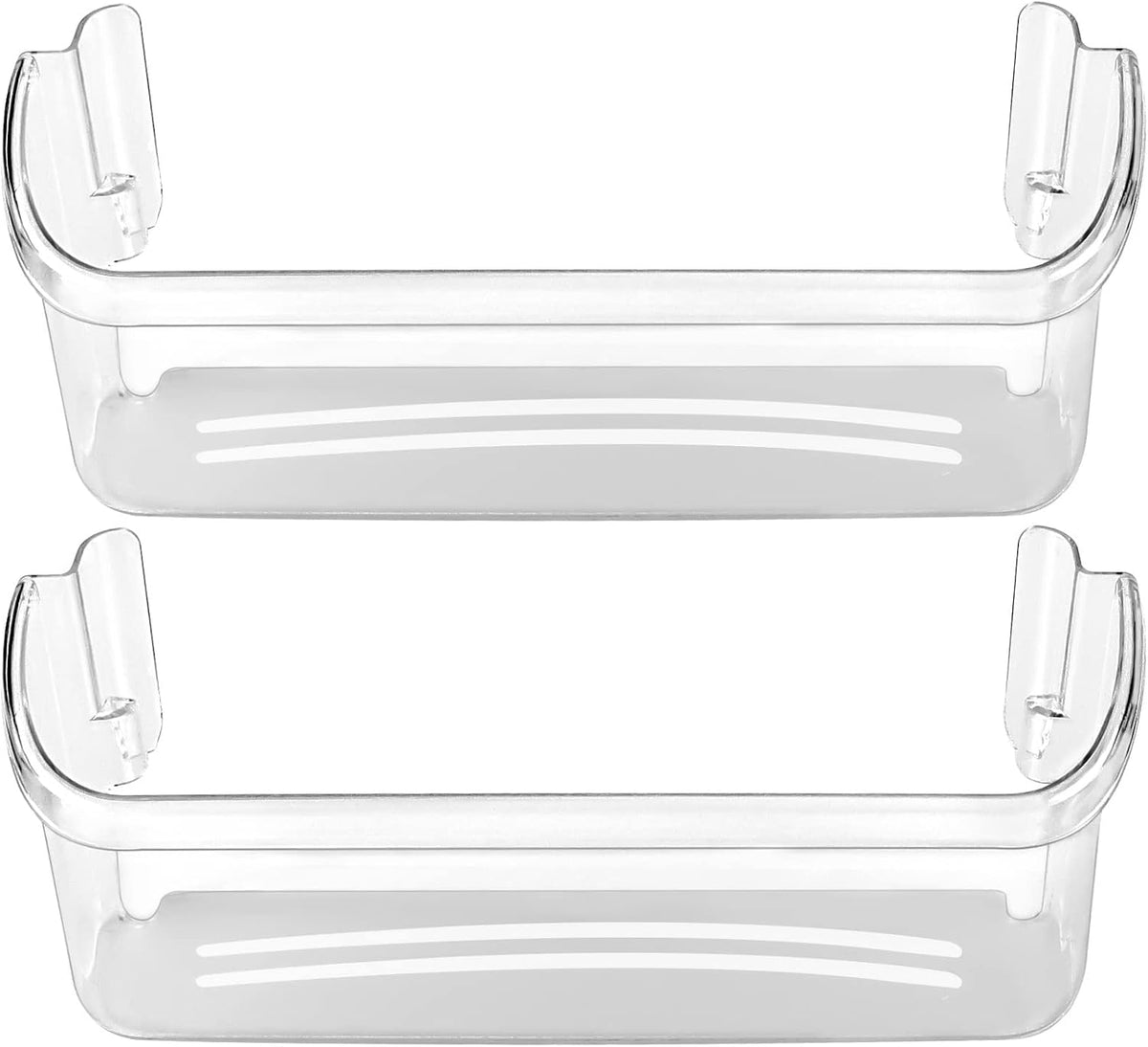 Upgraded 242126602 Refrigerator Door Bin Shelf Replacement Part | Compatible with Frigi.daire Refrigerator Door Shelf FFSS2625TS0 LFSS2612TF0 Door Shelf Shelves by AMI PARTS (2 Pack)