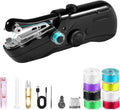 Portable Handheld Sewing Machine for Beginners - Mini Hand Held Sewing Machine for Adults - Small Cordless Stitching Machine for Home Travel Clothes DIY Fabric